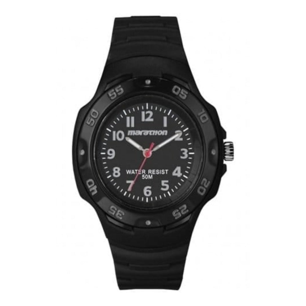 Marathon Black Resin Strap Watch