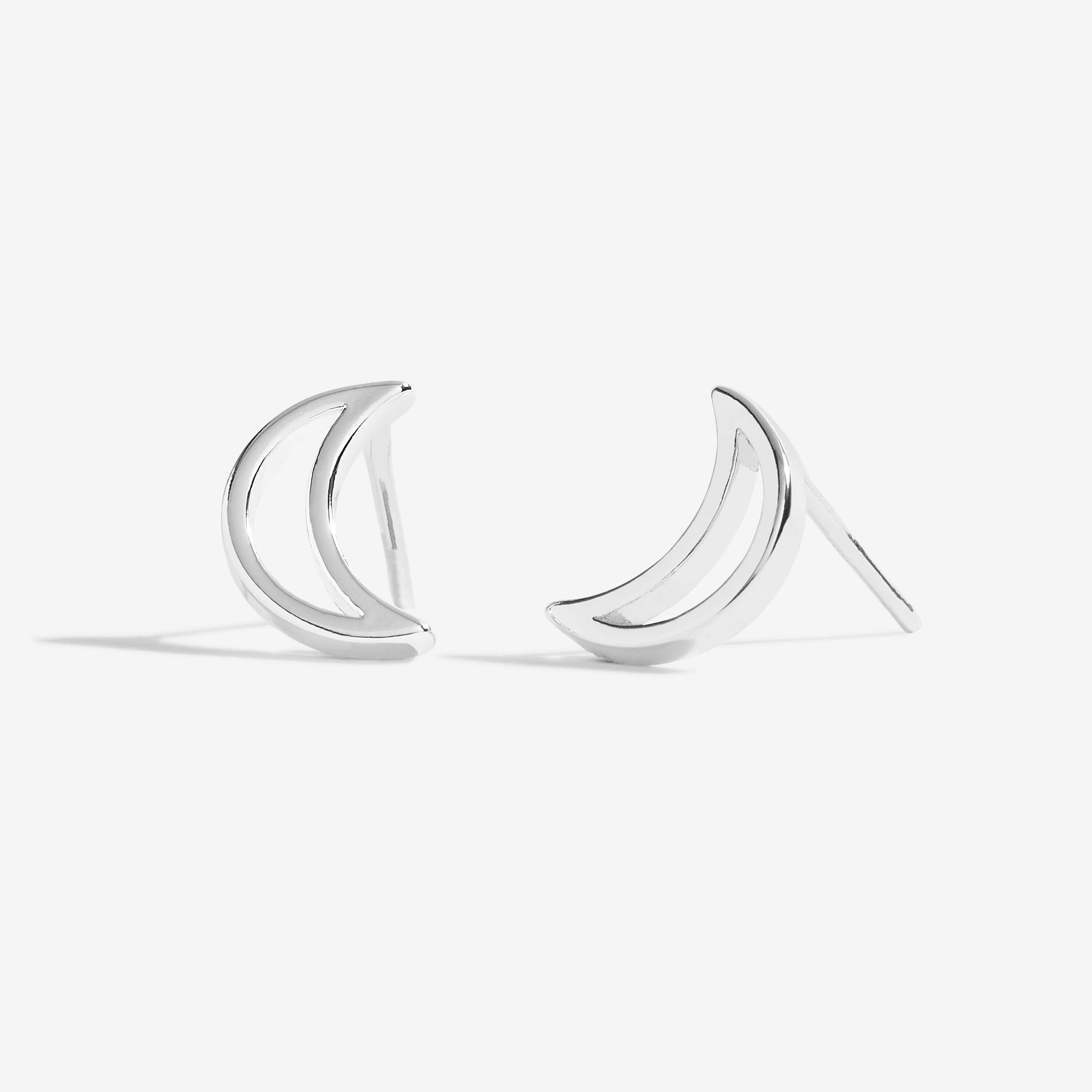 Treasure The Little Things | Love You To The Moon And Back | Silver | Earring Box