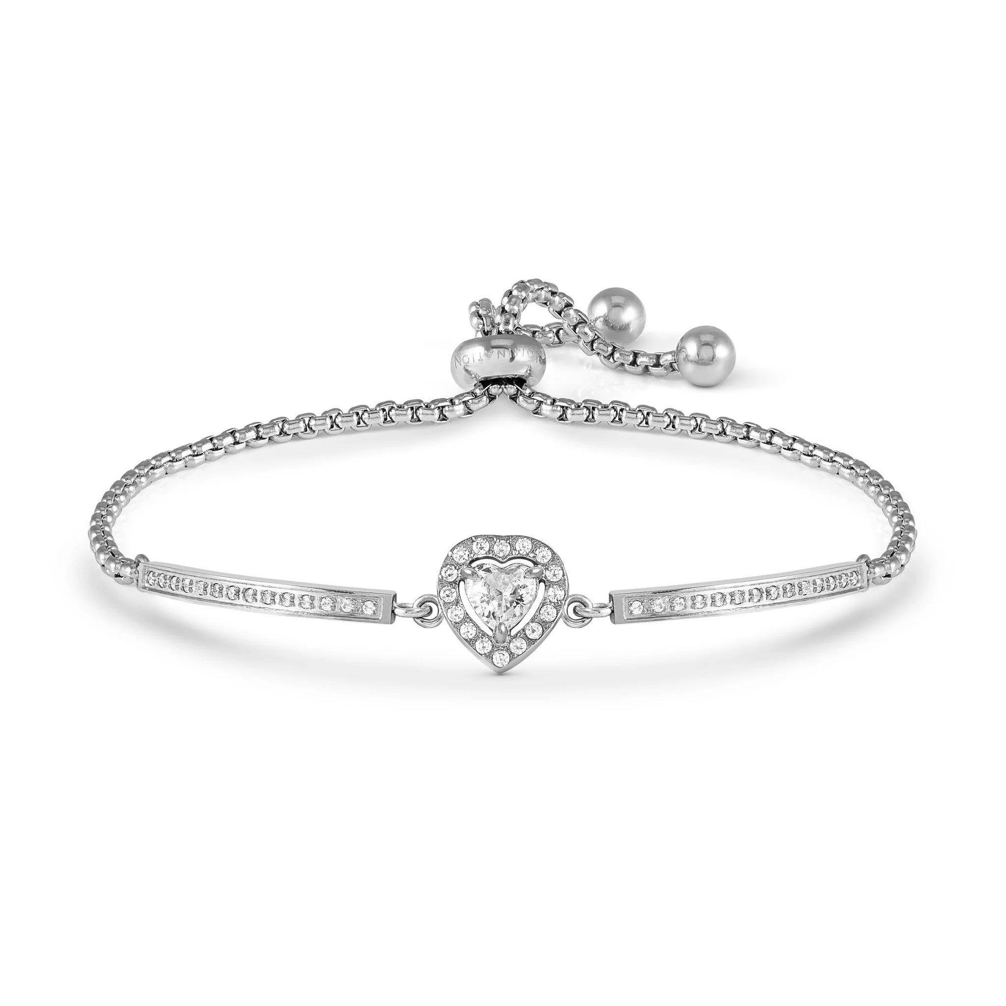 Royal Dream Bracelet With CZ Heart Pendant