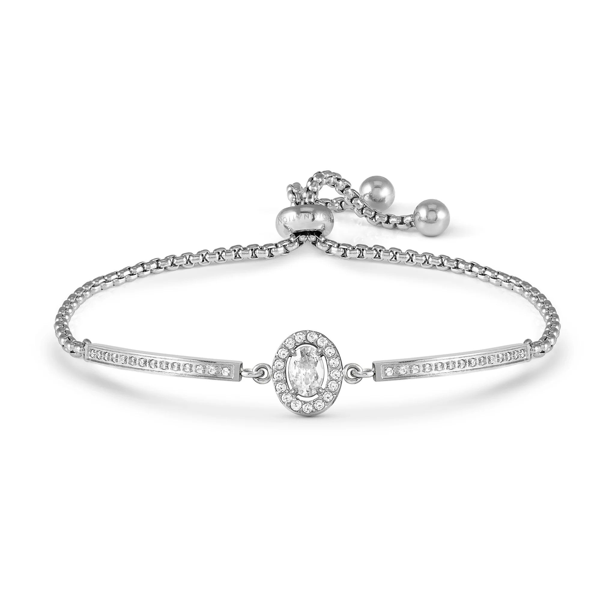 Royal Dream Bracelet With CZ Oval Pendant