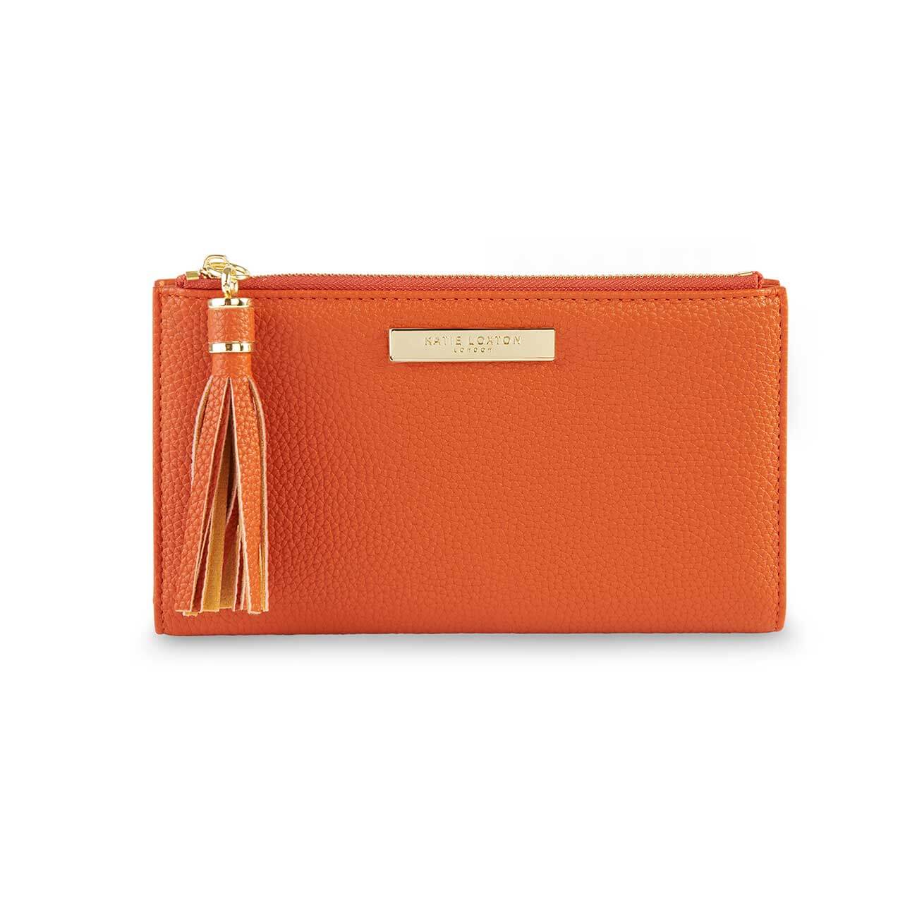 Tassel Fold Out Purse | Burnt Orange