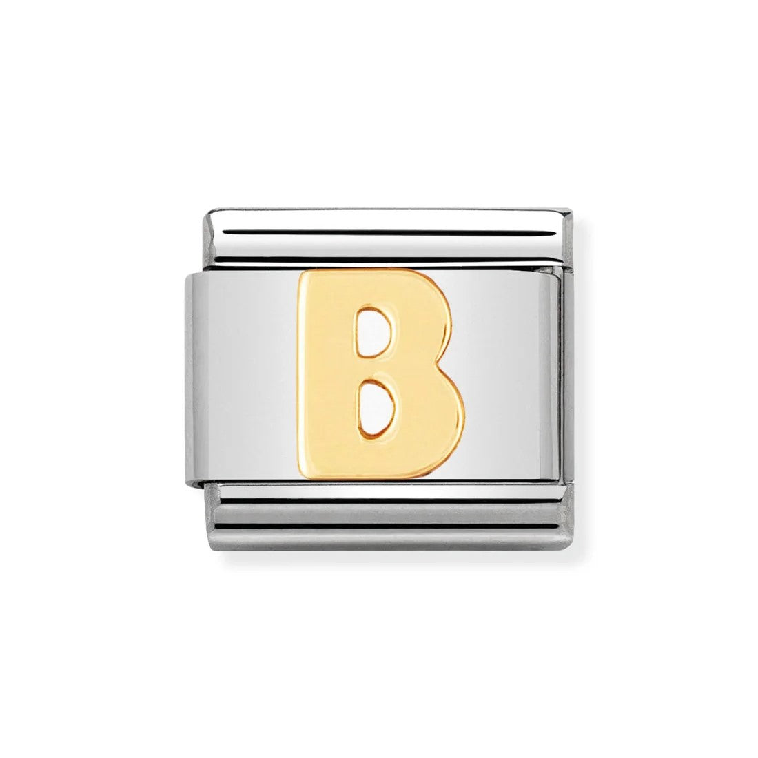Classic Gold Plated Letter 'B' Link