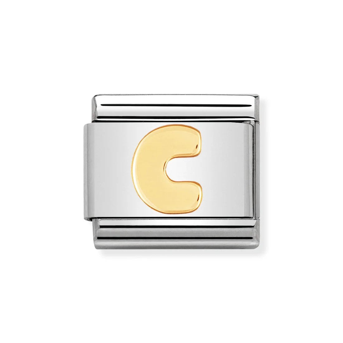 Classic 18ct Gold Letter 'C' Link
