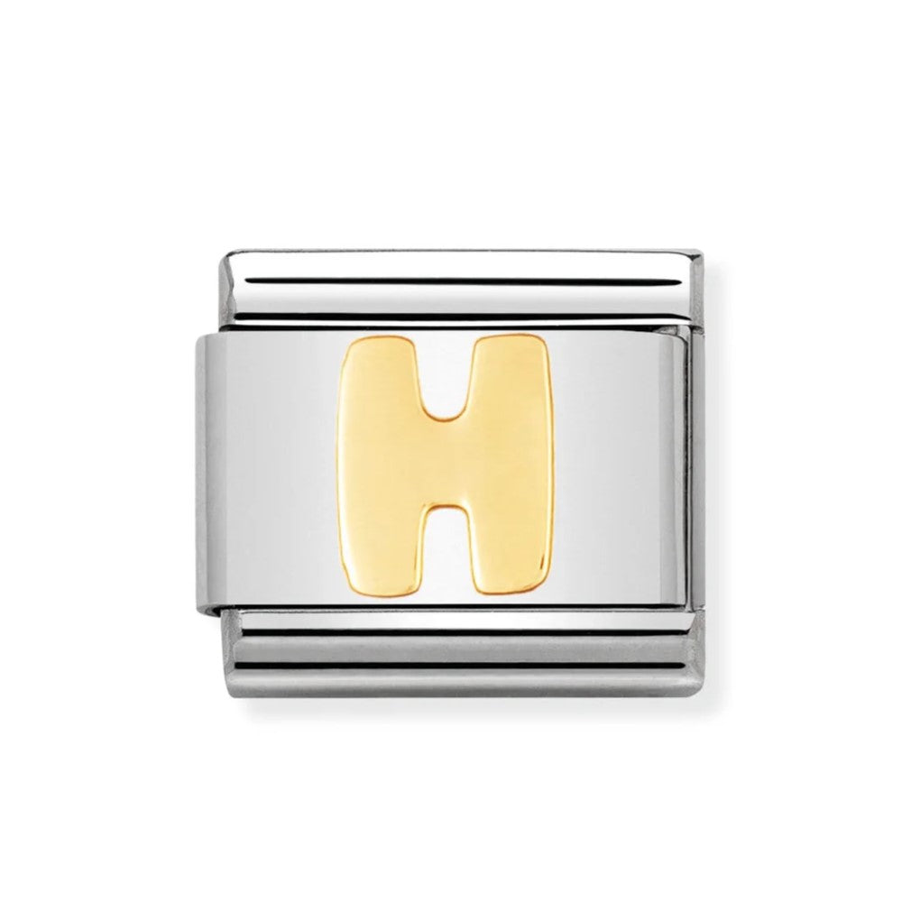 Classic Gold Letter 'H' Link