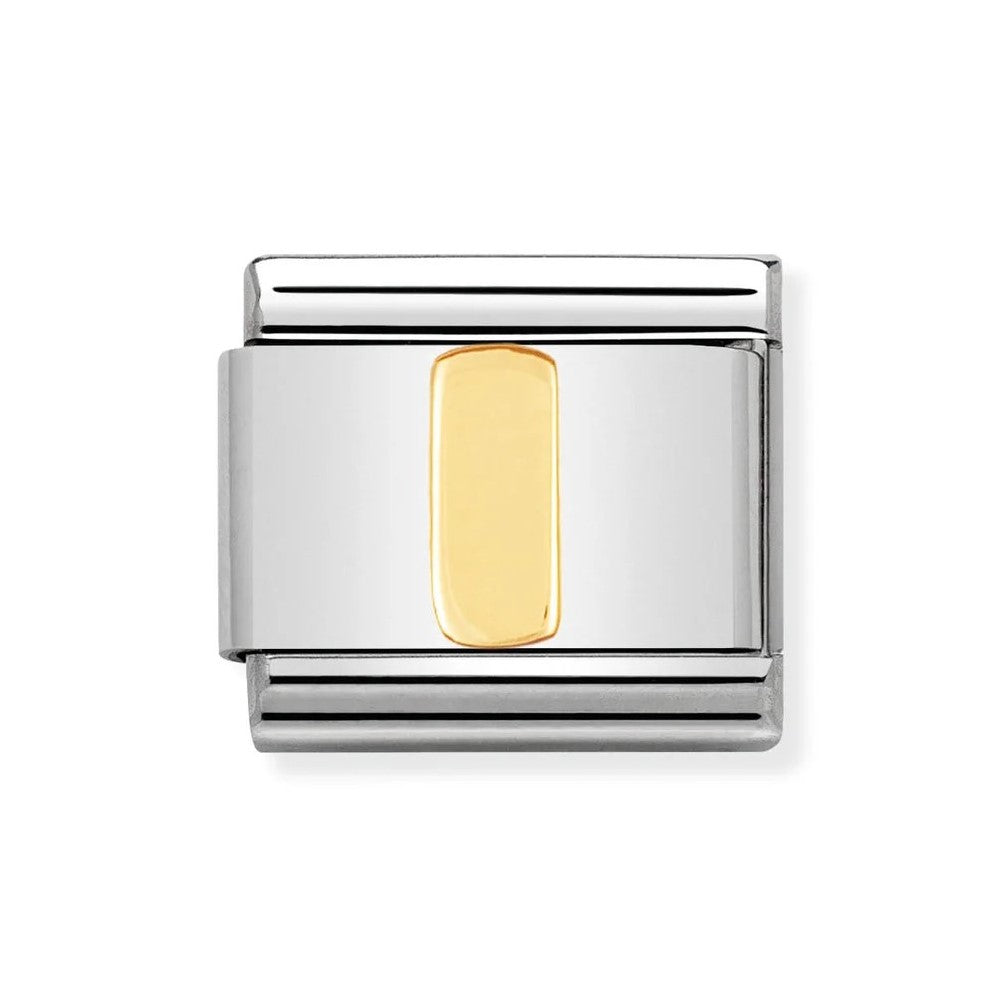 Classic Gold Letter 'I' Link