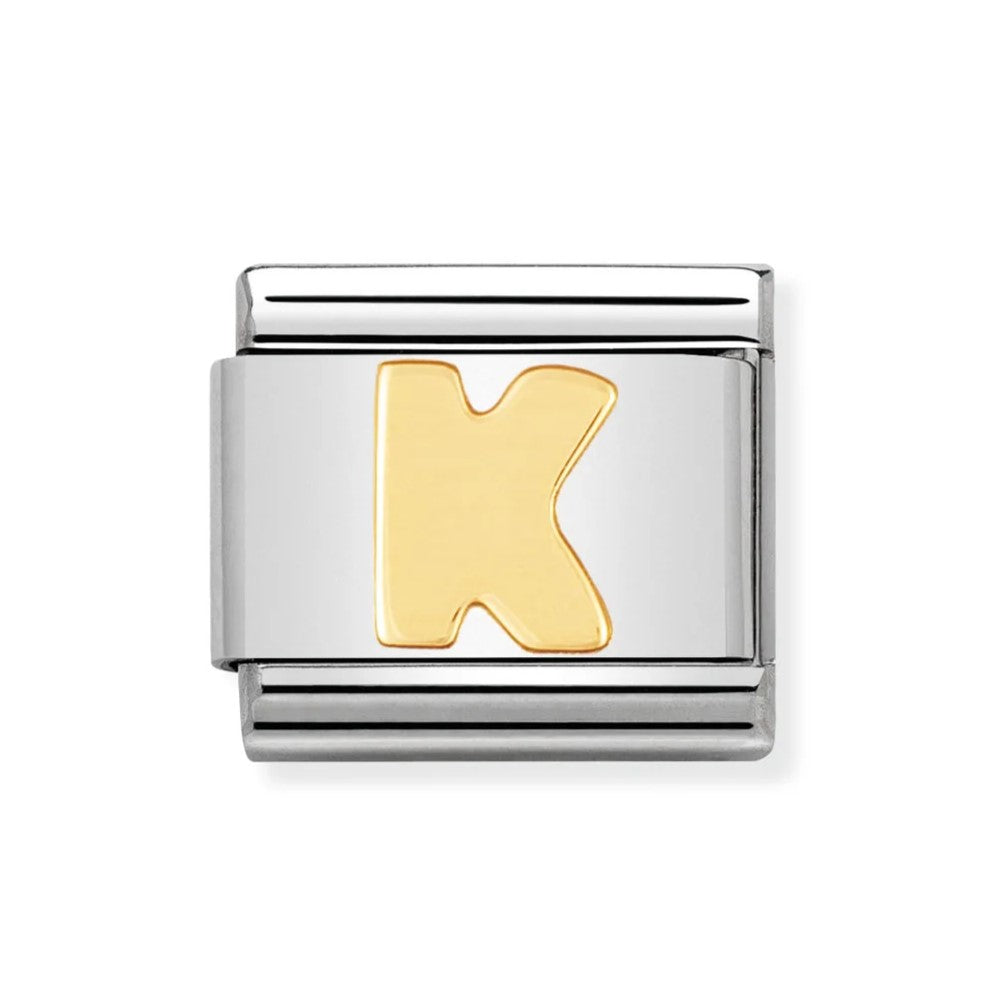 Classic Gold Letter 'K' Link