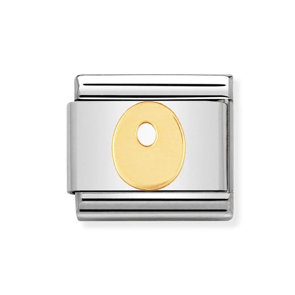 Classic Gold Letter 'O' Link