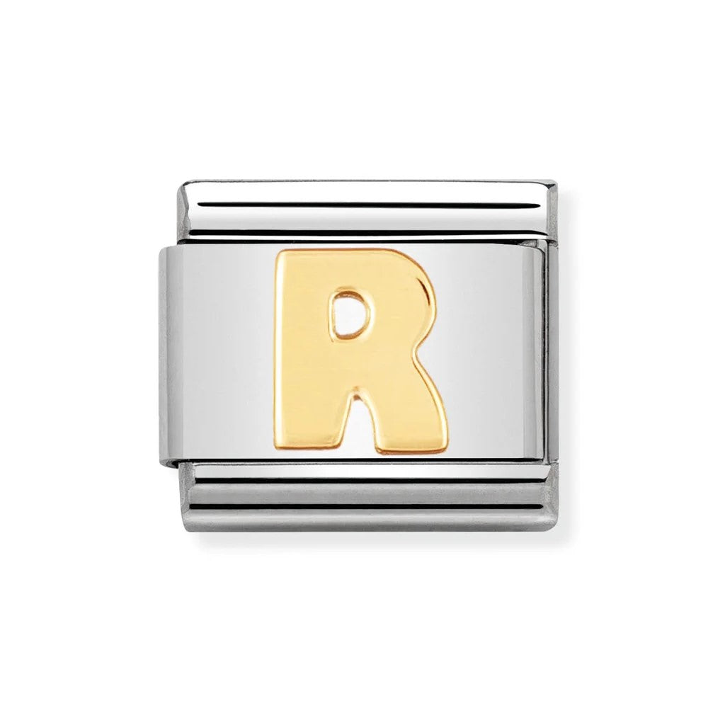 Classic Gold Letter 'R' Link