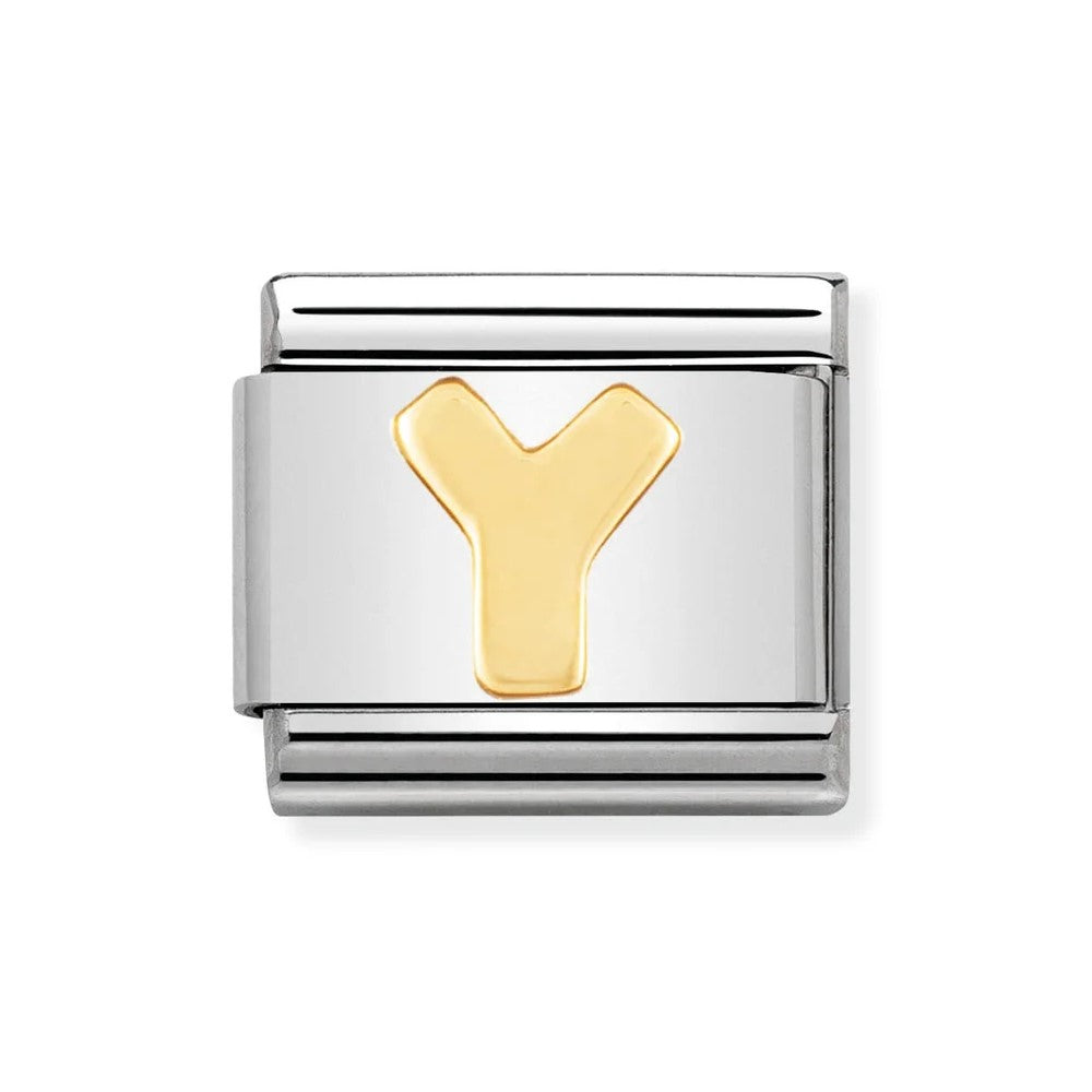 Classic Gold Letter 'Y' Link