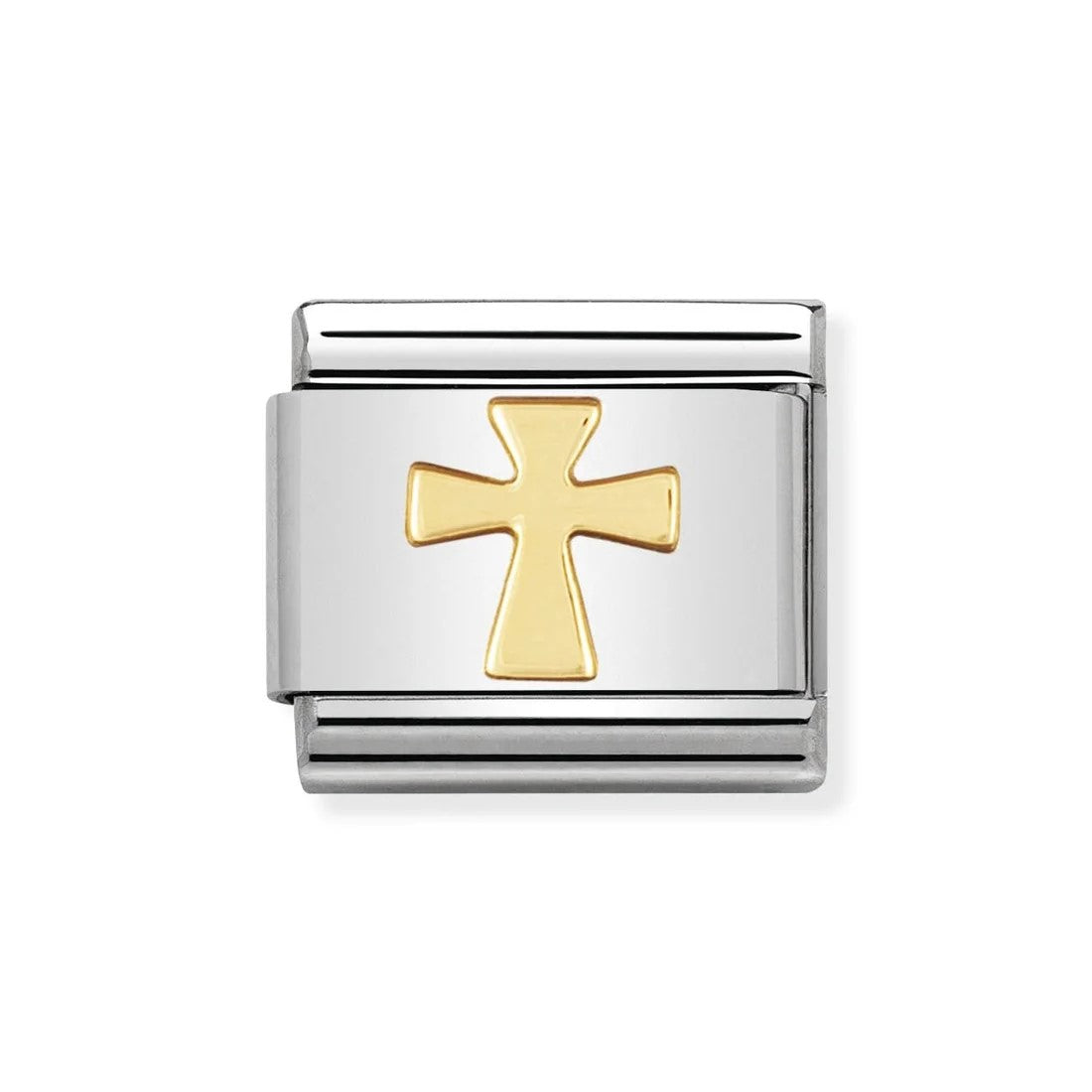 Classic 18ct Gold Cross Link