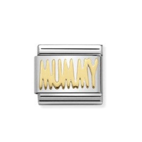 Classic 18ct Gold 'MUMMY' Link