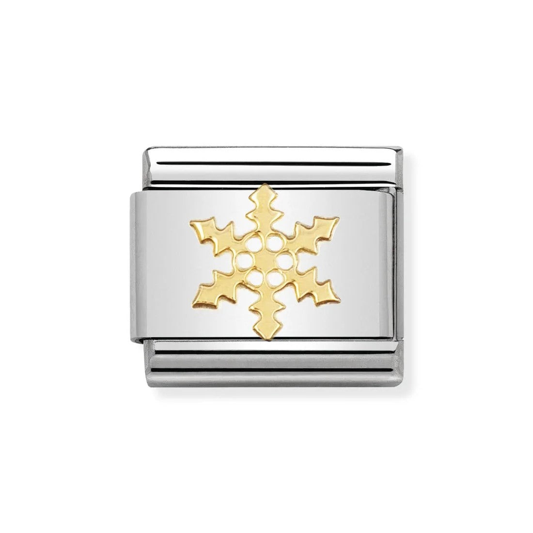 Classic Gold Snowflake Link