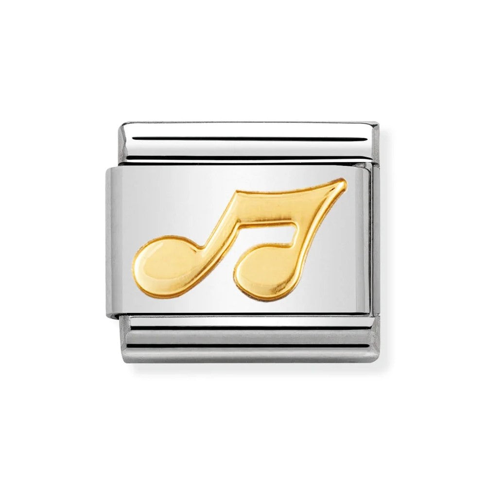 Classic Gold Musical Note Link