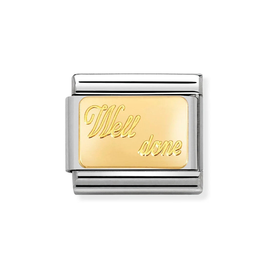 Classic 'Well Done' Link with Full Gold Detail