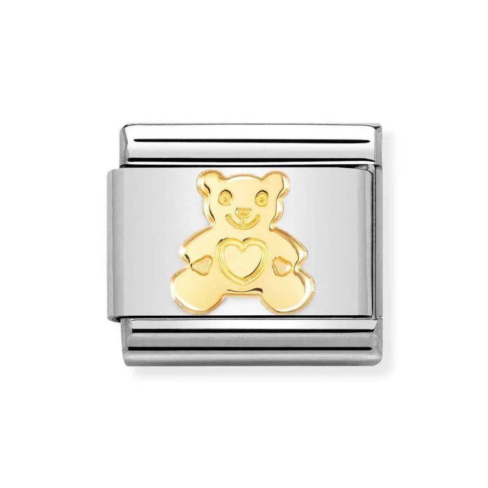 Classic Composable Link in 18K Gold With Bear Symbol