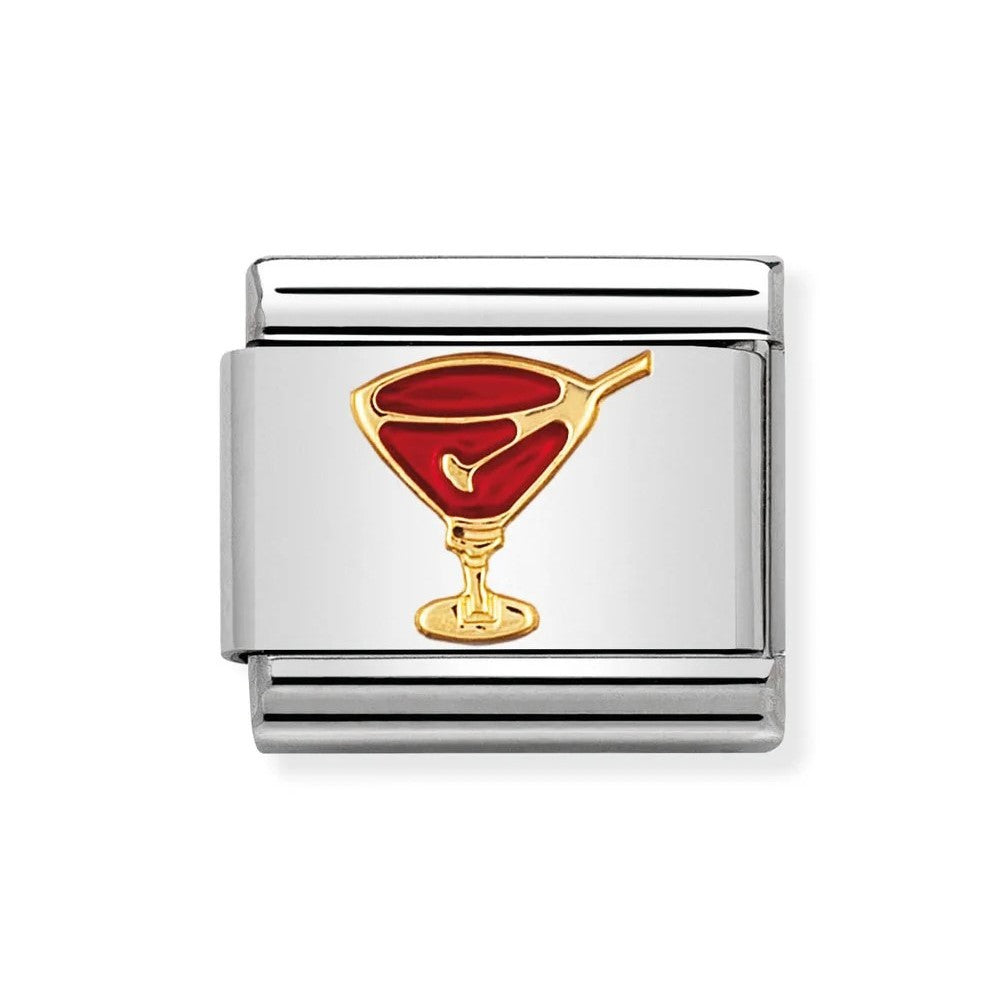 Classic Red Cocktail Glass Link