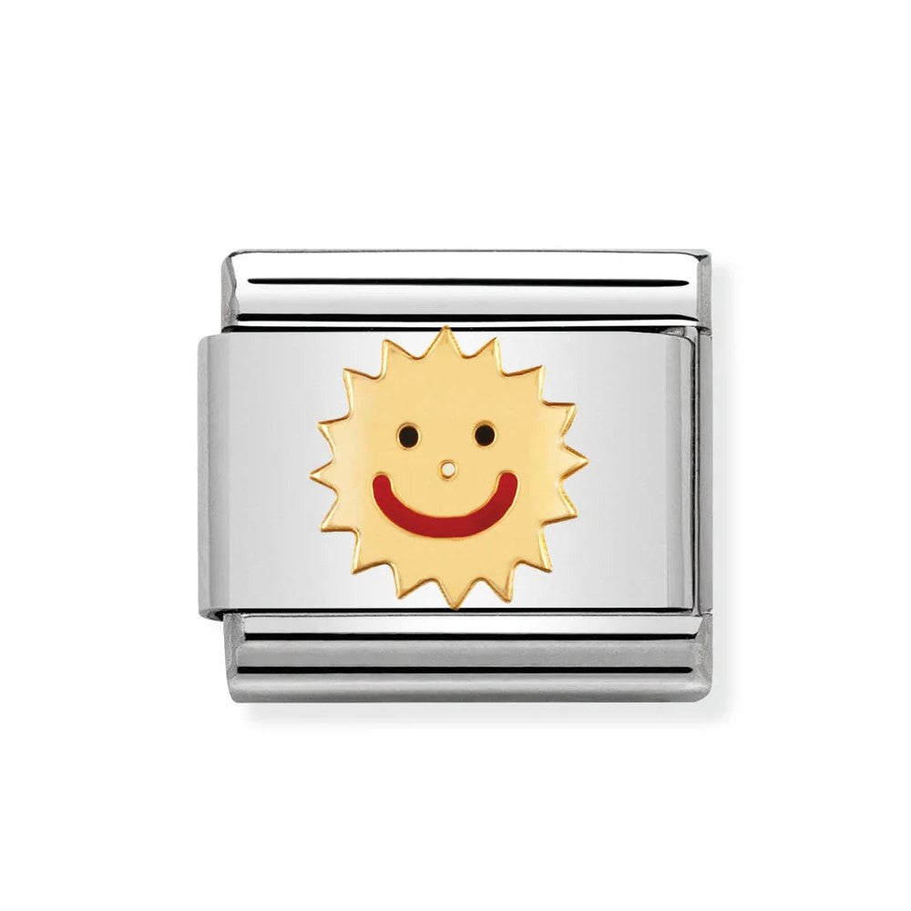 Classic Smiling Sun Link with Eye/Mouth Colours