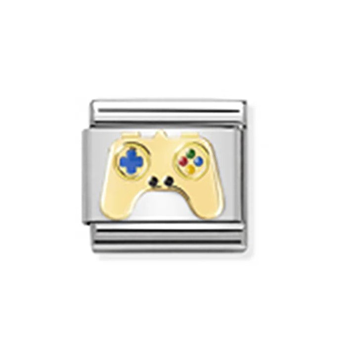 Composable Classic Controller In 18K Gold & Enamel Charm