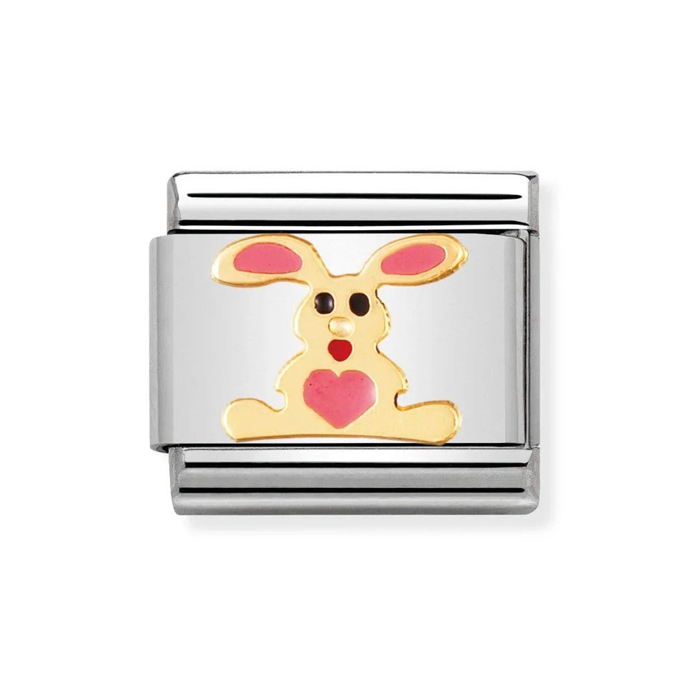 Classic Pink Heart Rabbit Link