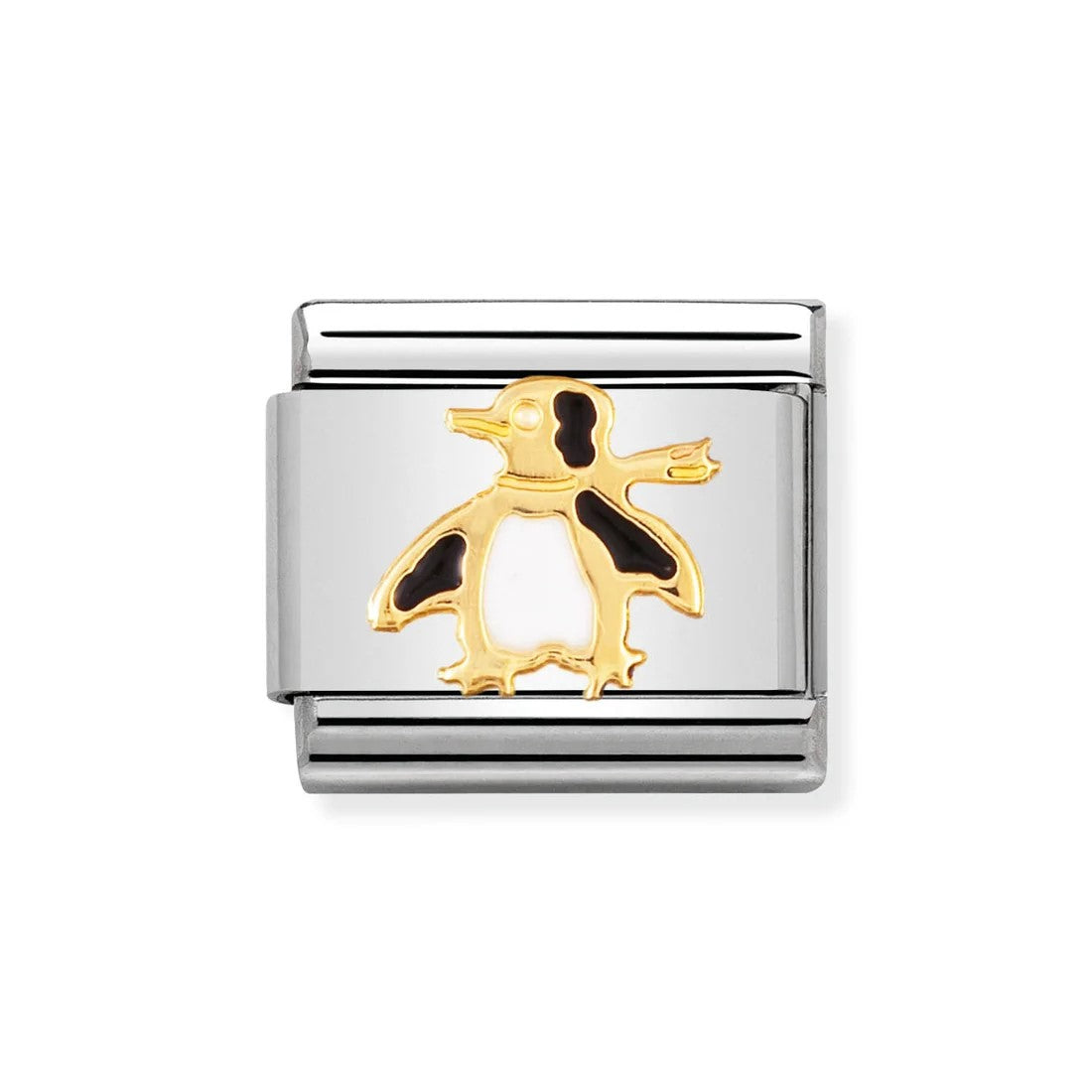 Classic Enamel Penguin Link