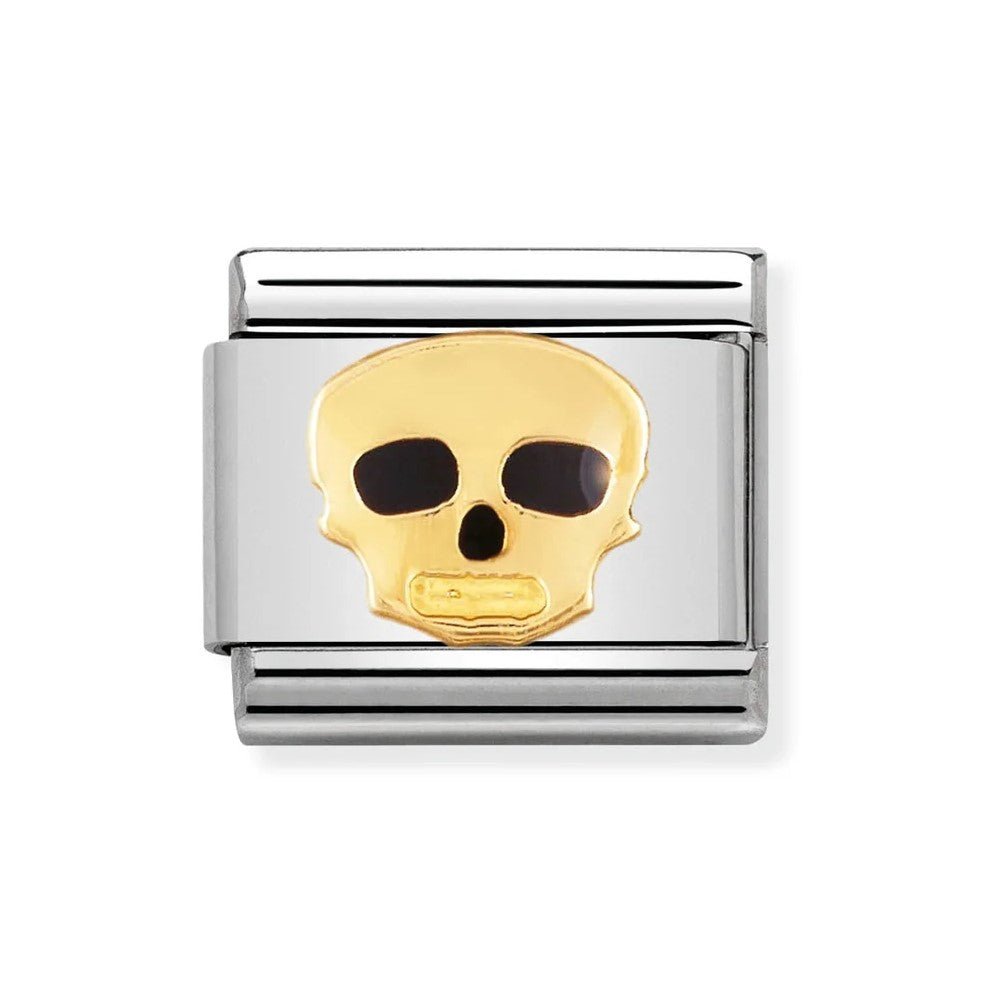 Classic Halloween Gold Skull Link