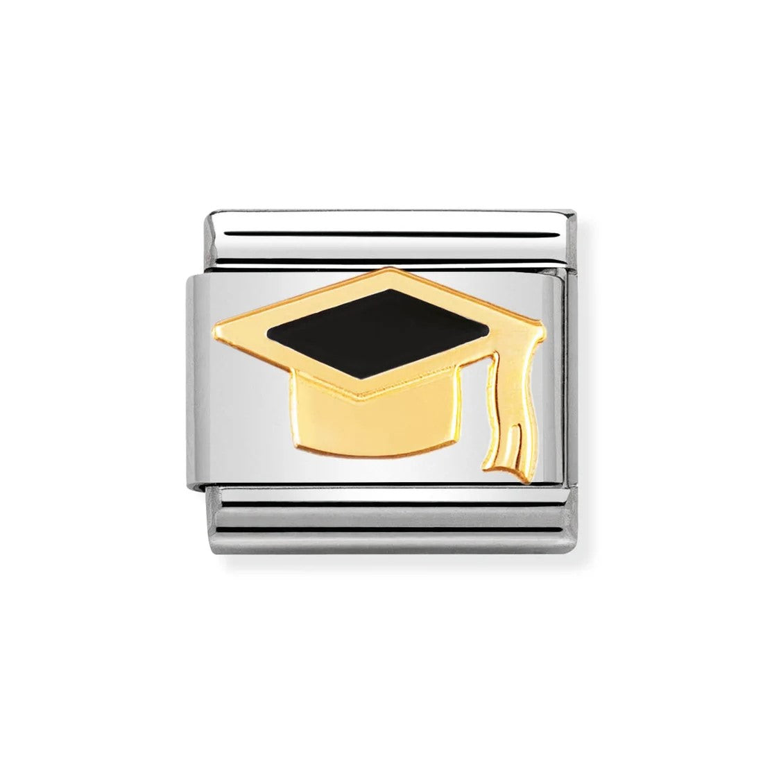 Classic Black and Gold Graduation Cap Link