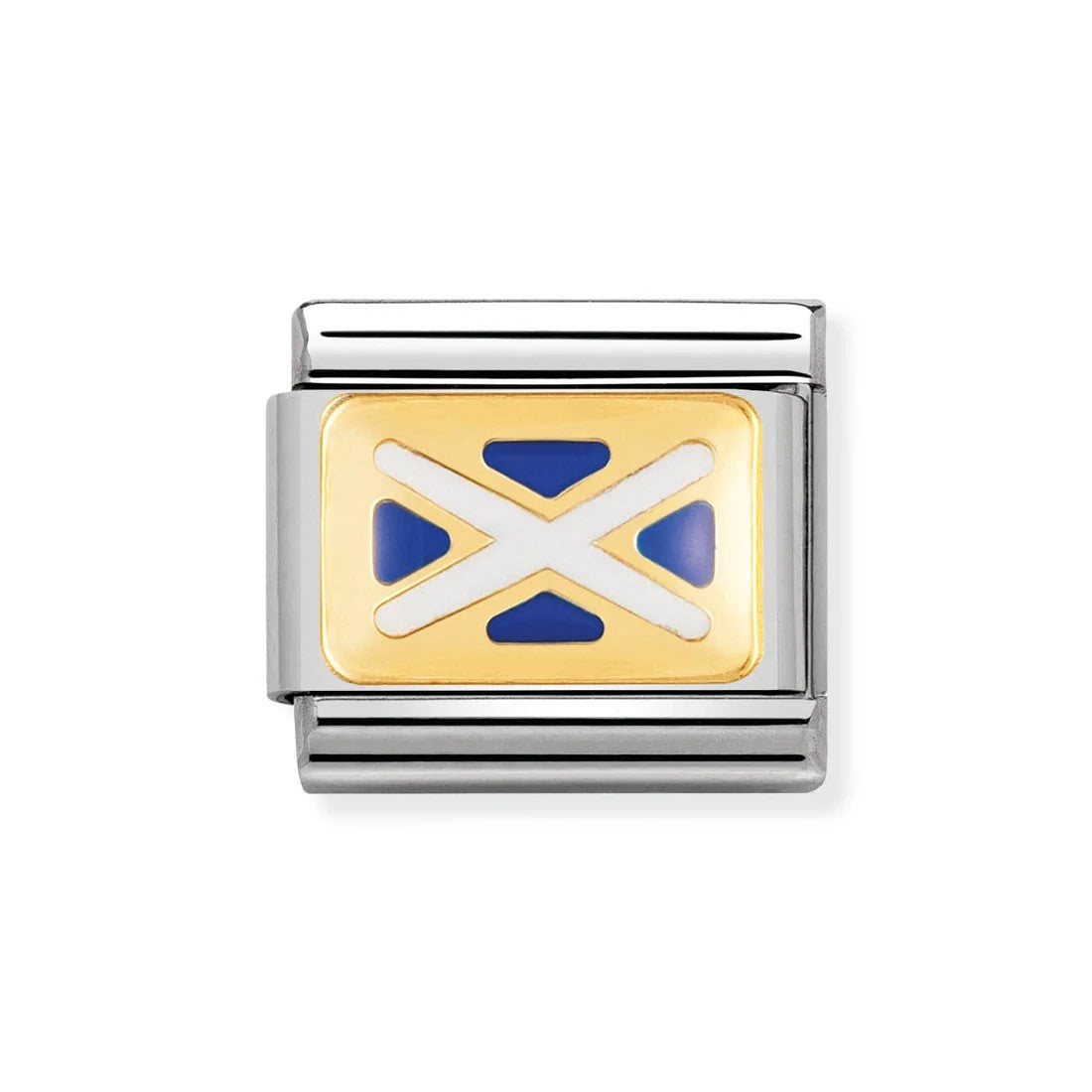 Classic Gold Enamel Scotland Flag Of St Andrews Link