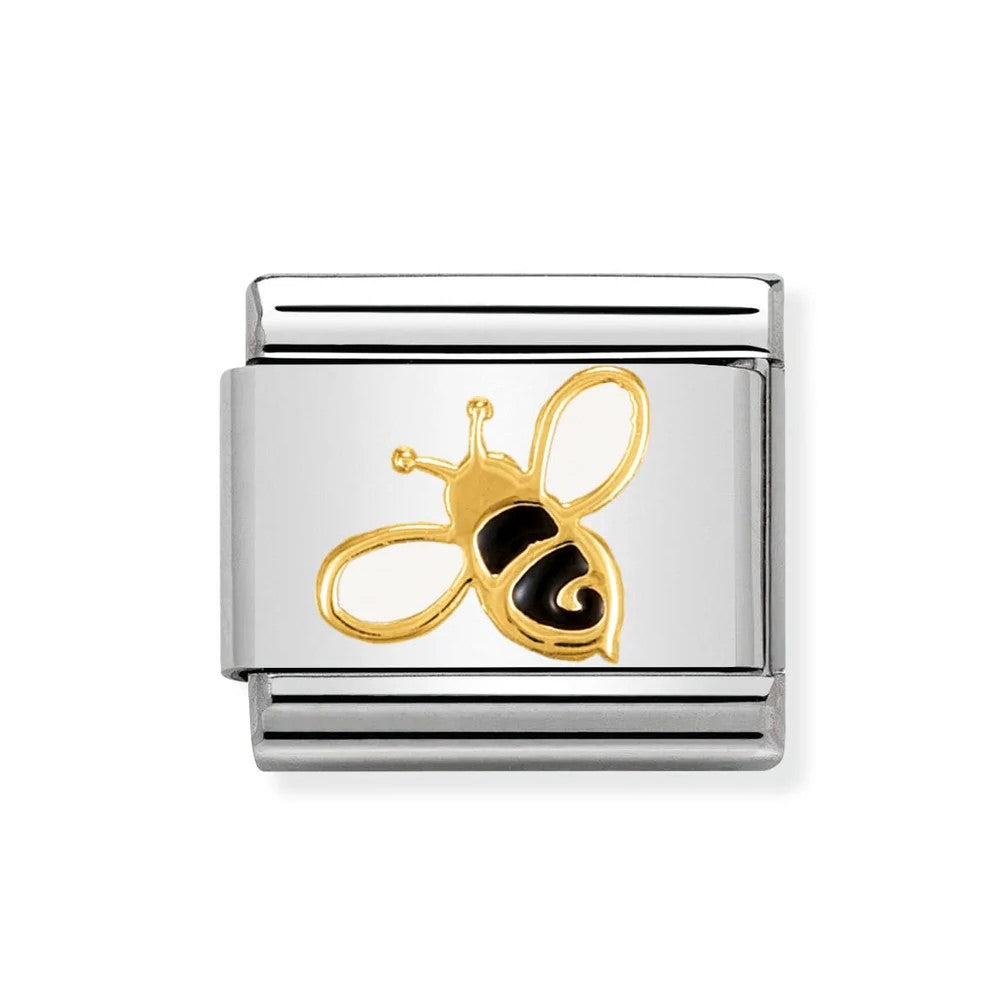 Classic Enamel Bee Link