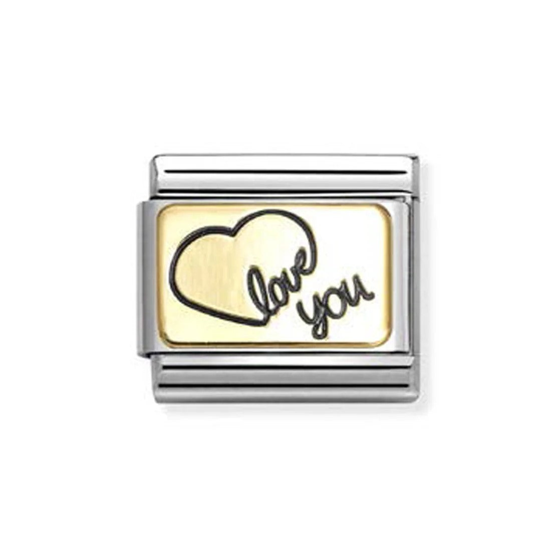 Composable Classic Love You Heart In 18K Gold Charm