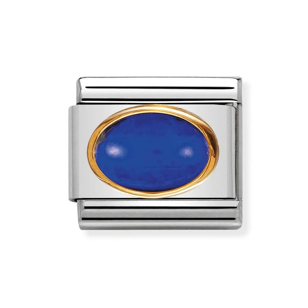 Classic Gold Set Blue Lapis Link
