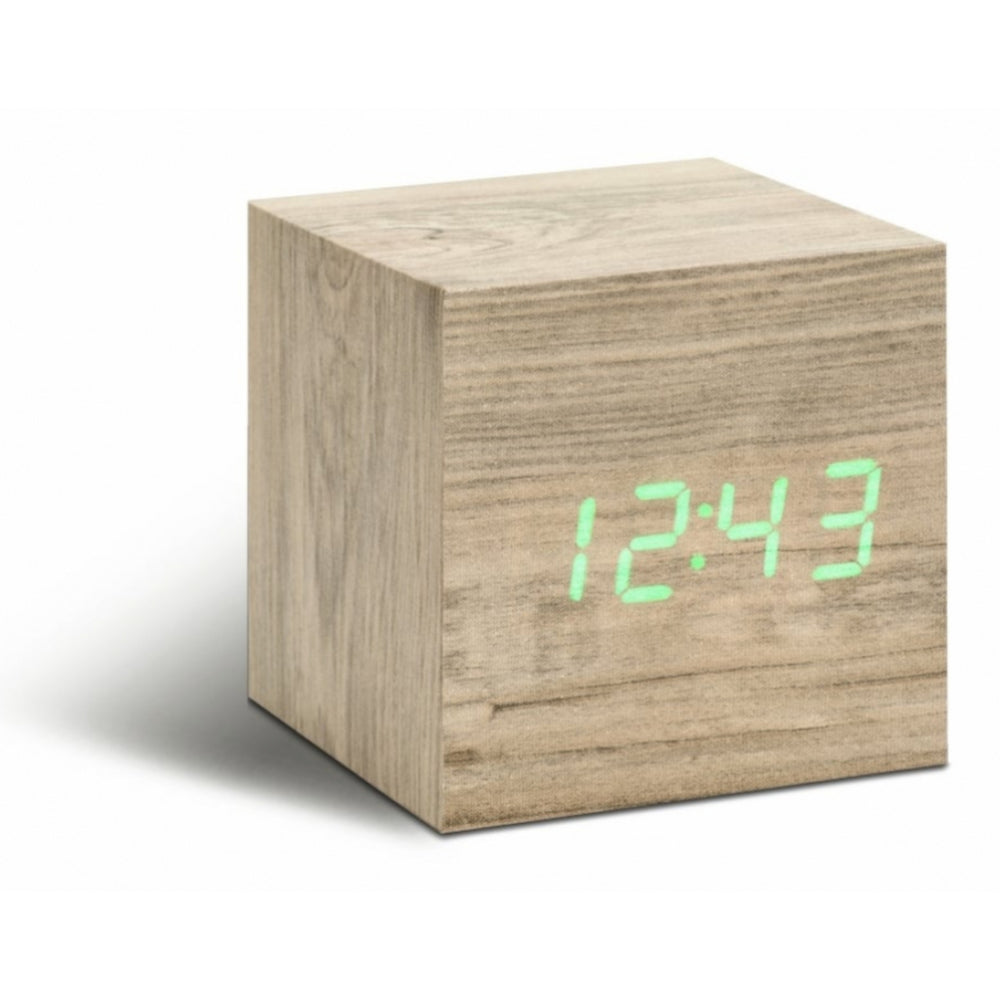 Cube Ash Click Clock