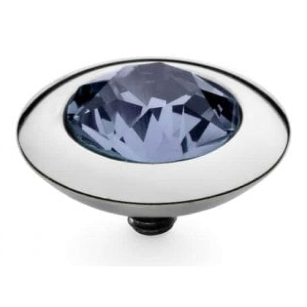 Famosa Silver 13mm Tondo Ring Top Provence Lavender