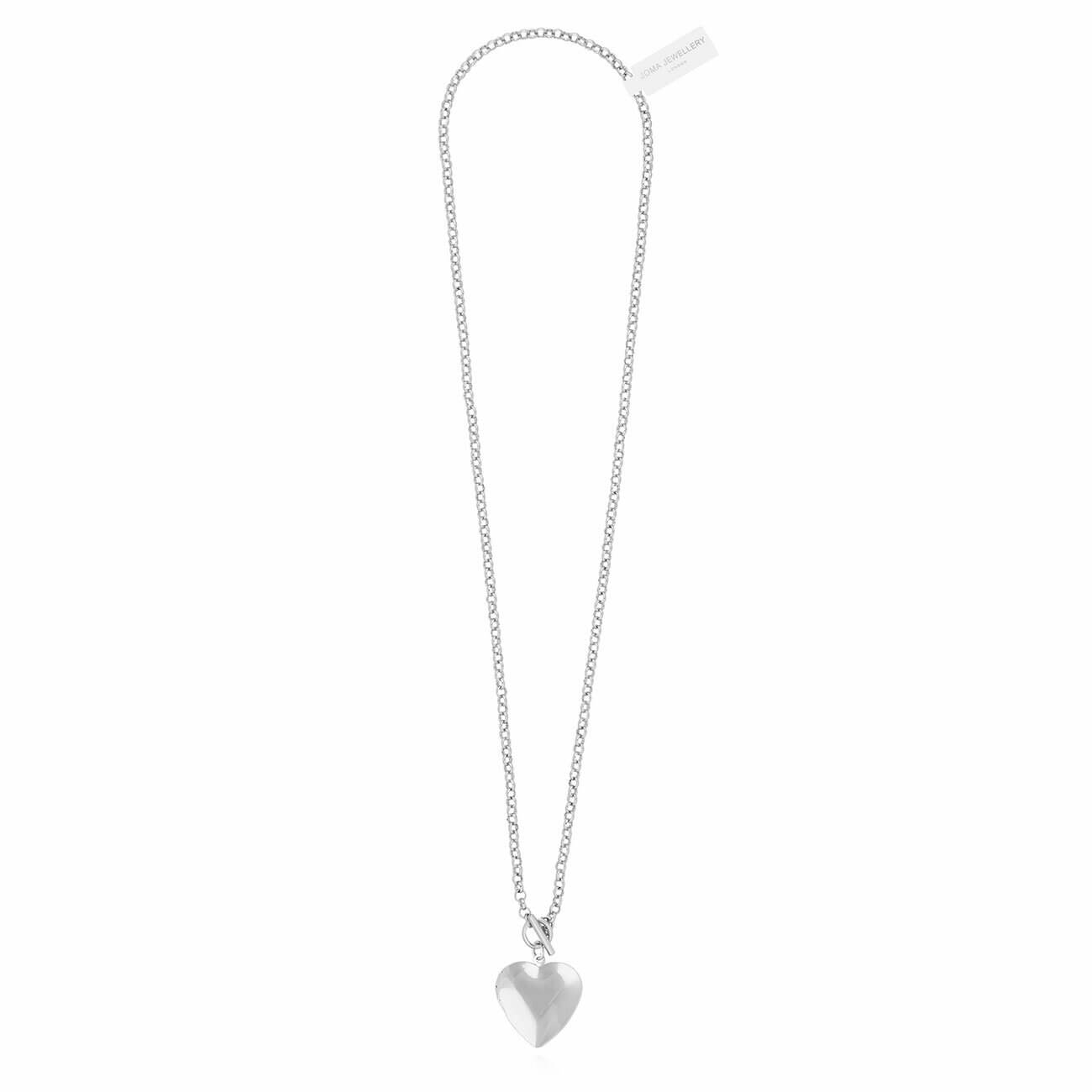 Life Lockets Silver Heart Locket 50cm Necklace