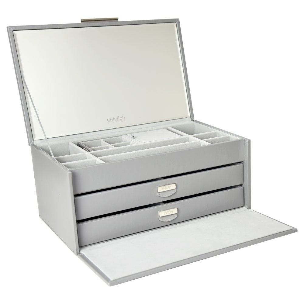 Malmo Grey Large Jewellery Box