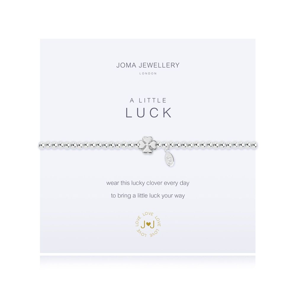 A Little | Luck | Silver | Bracelet | 17.5cm Stretch