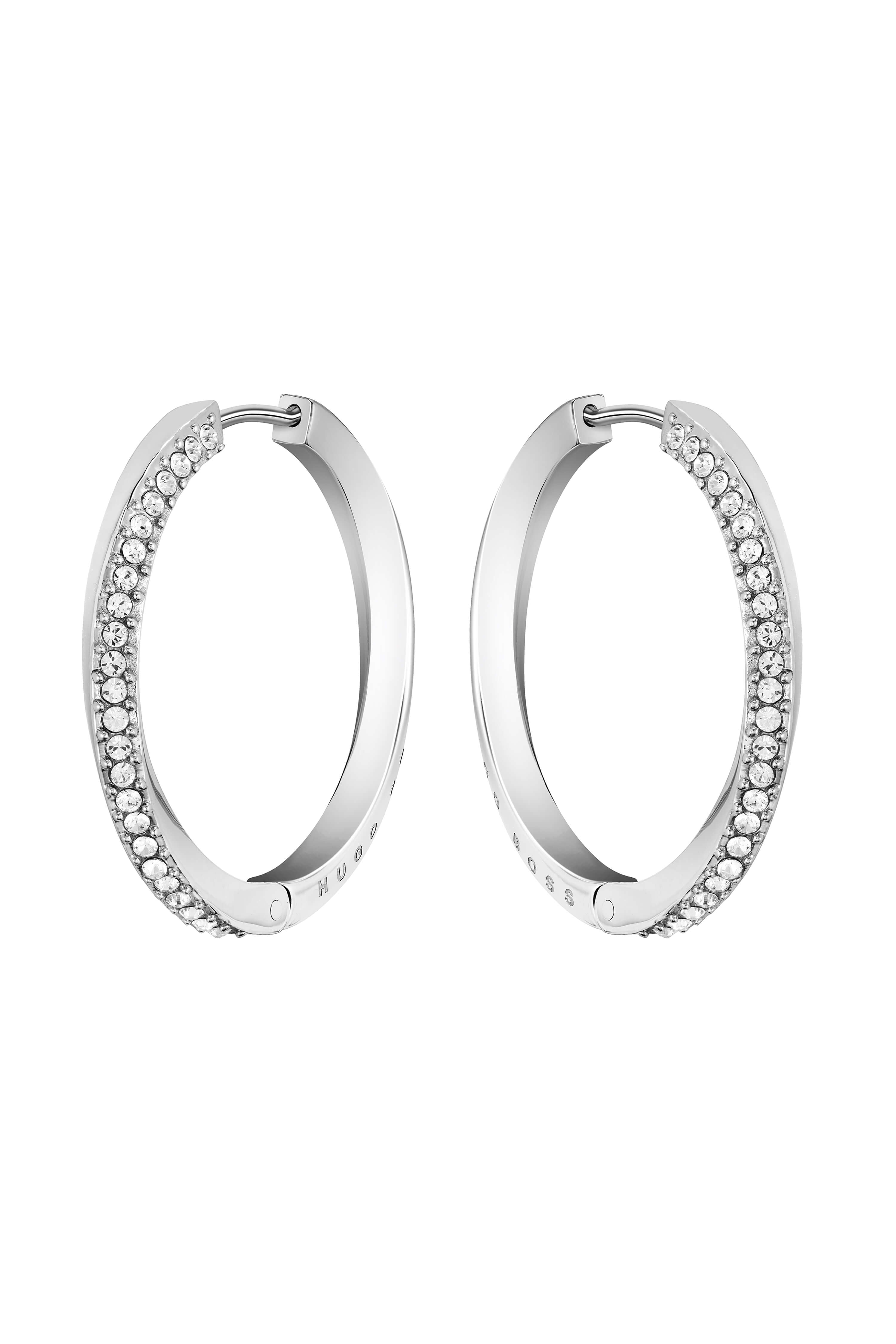 Signature Stainless Steel Hinge Earrings