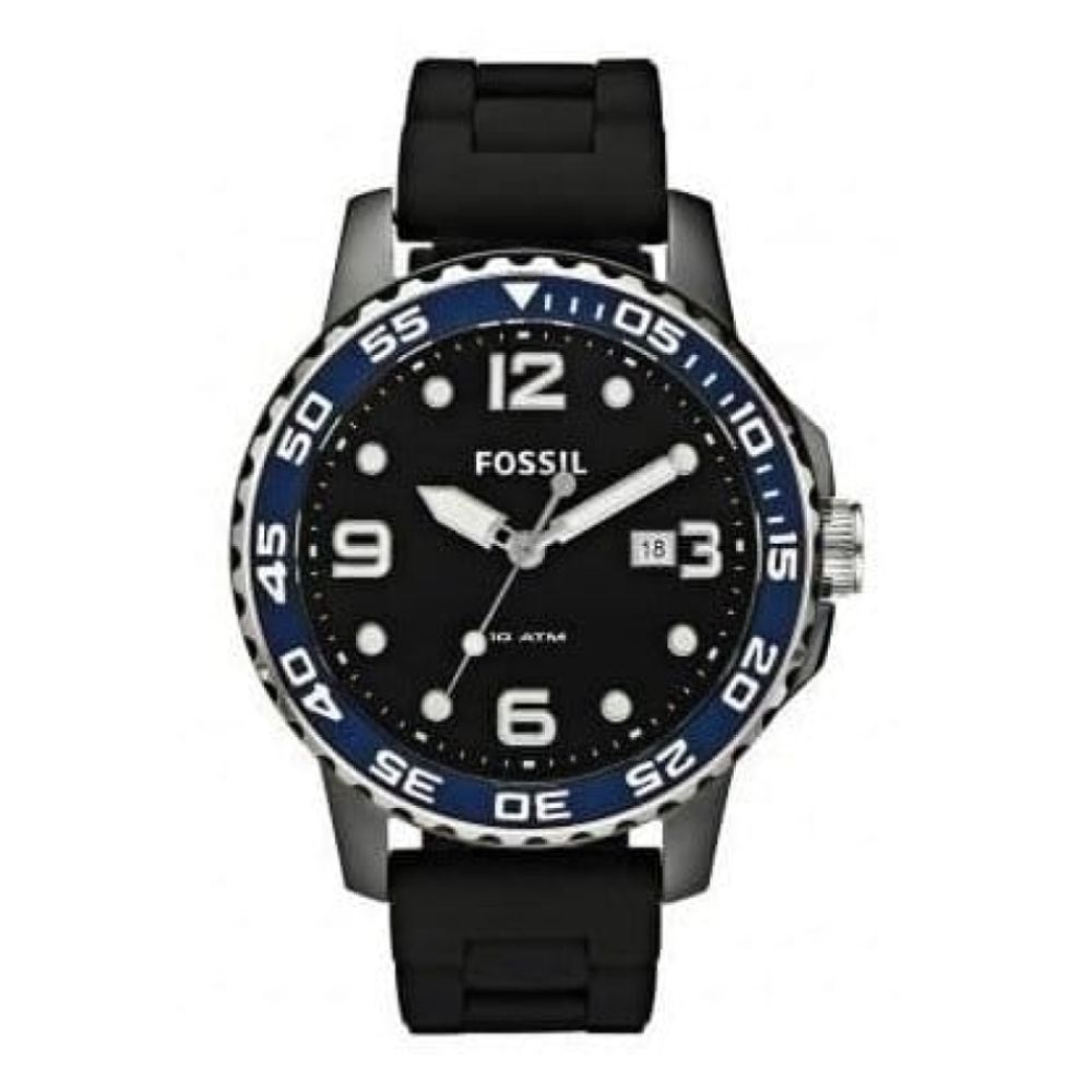 Ceramic and Rubber Gents Oversized Wristwatch