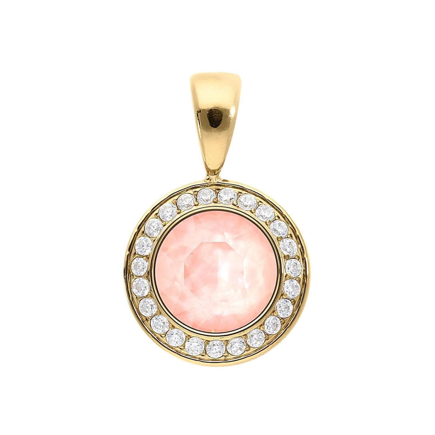 Tondo Deluxe Crystal Flamingo Ignite 13 mm Pendant