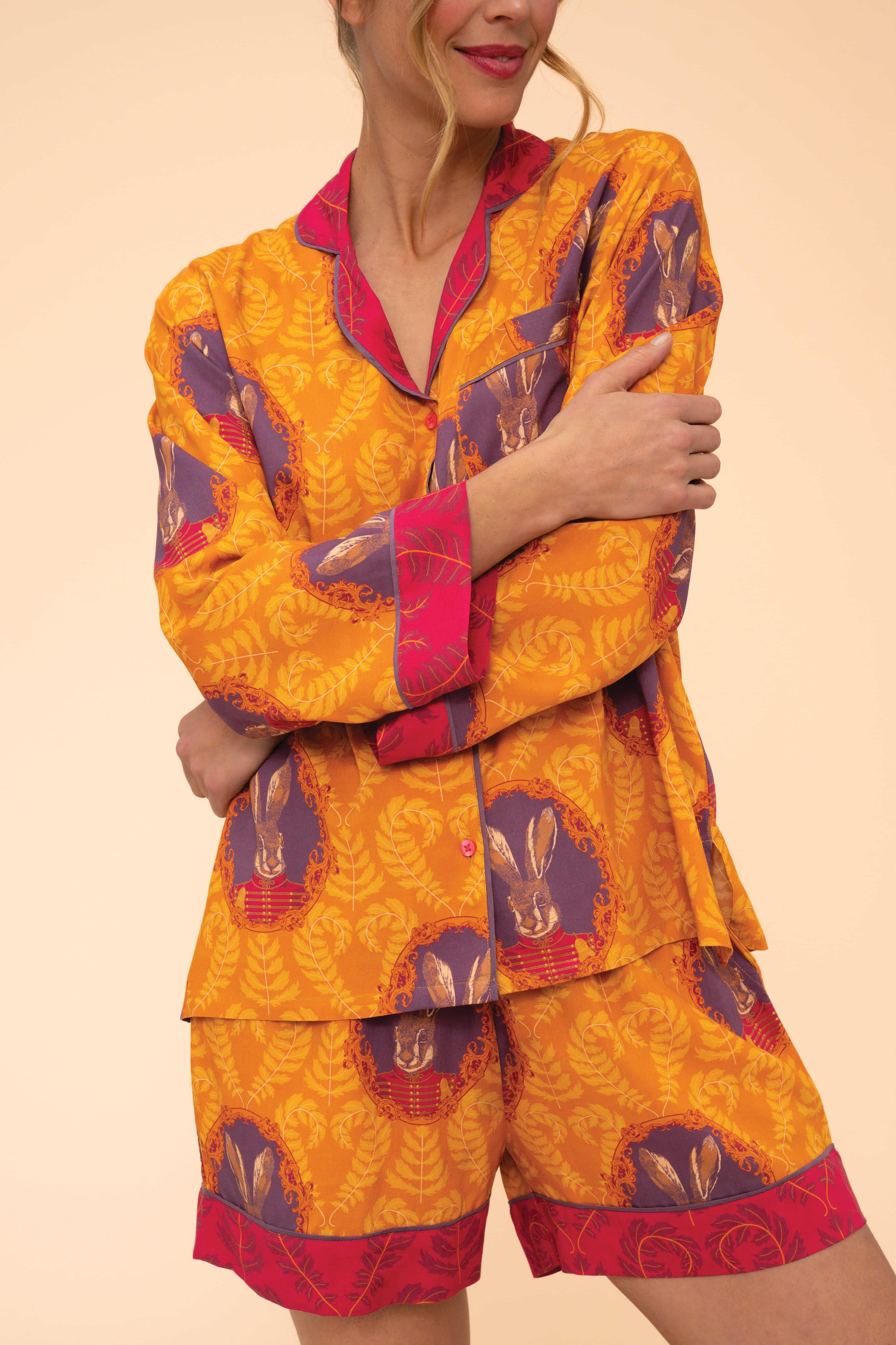 Regal Hare Pyjamas- Mustard