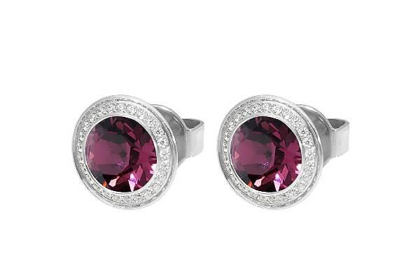 TONDO Deluxe (S/P) 9mm Amethyst Stud