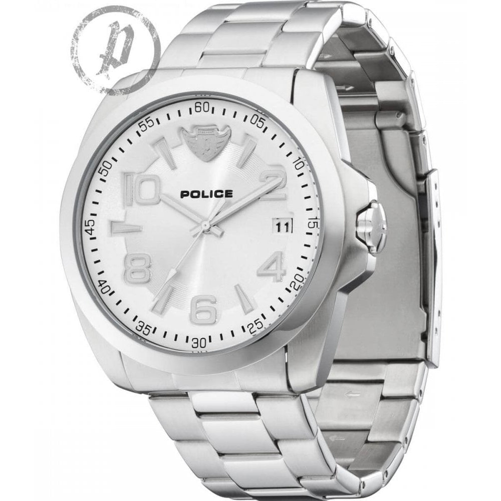 Stainless Steel White Dial With Bracelet Strap SOVEREIGN Gents Watch