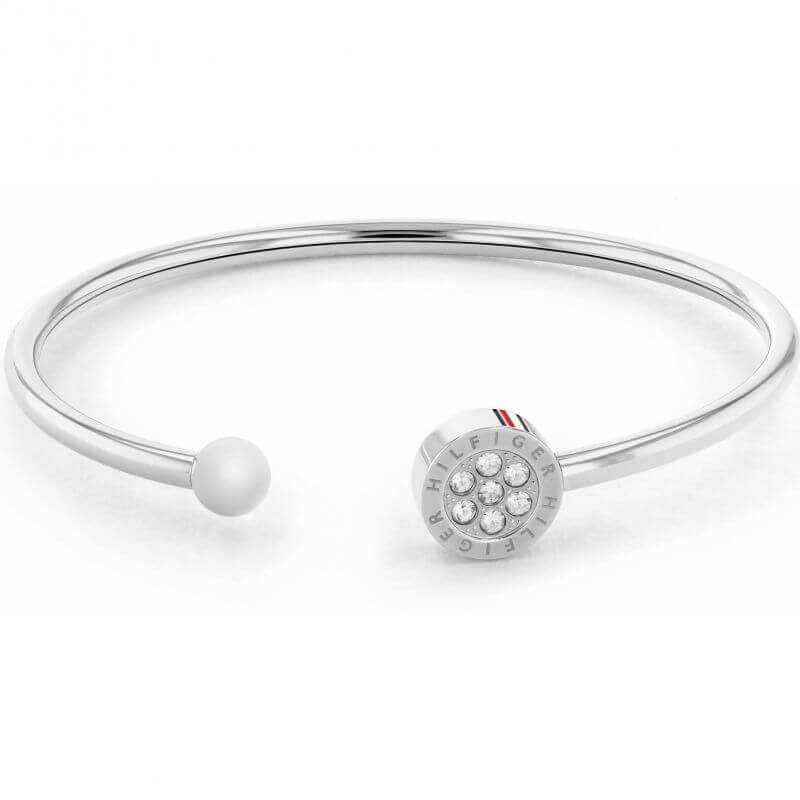 Stainless Steel Crystal Bangle