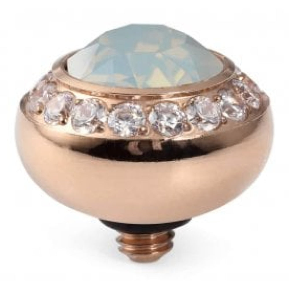 Famosa TONDO Deluxe 10mm (RG/P) White Opal