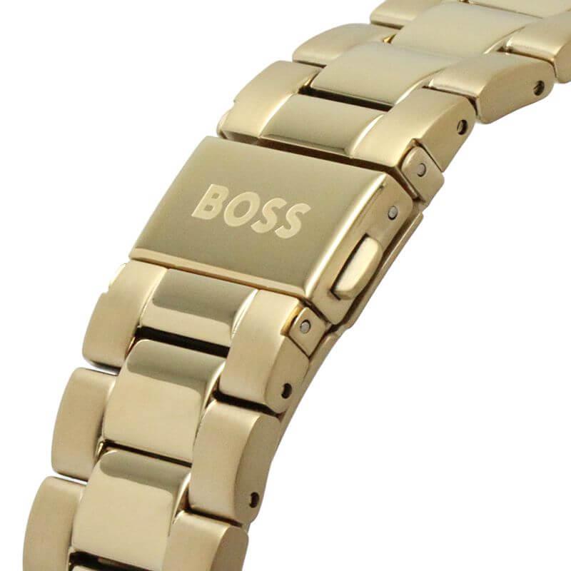 Ace Black Dial Gold Stainless Steel Bracelet Watch