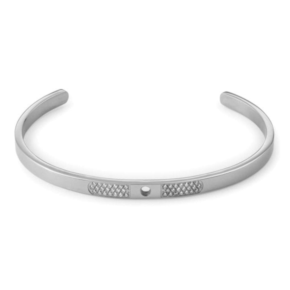 Como Deluxe Bangle In Stainless Steel