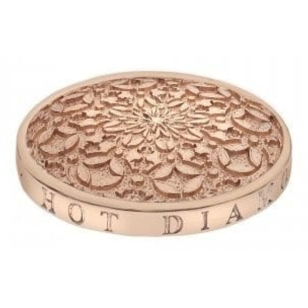 25 mm Rose Gold Plated Mystical Map Coin