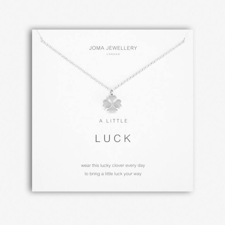 A Little | Luck | Silver | Necklace | 46cm + 5cm Extender