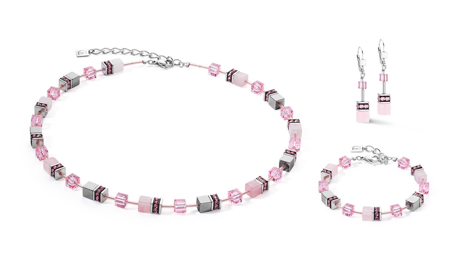 GeoCUBE Iconic Precious Bracelet In Rose