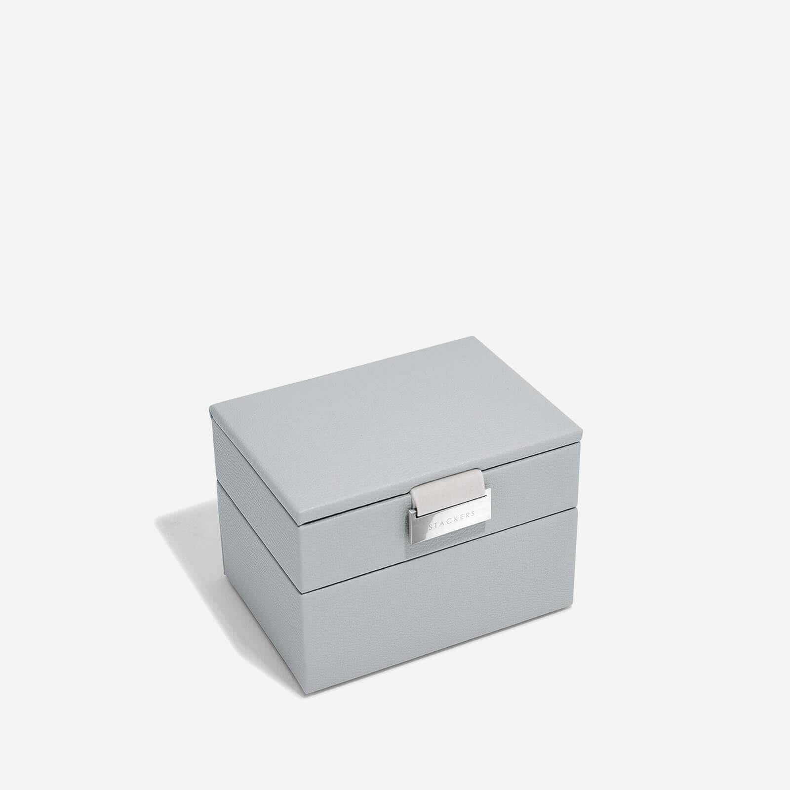 Pebble Grey Set of 2 Micro Stackers