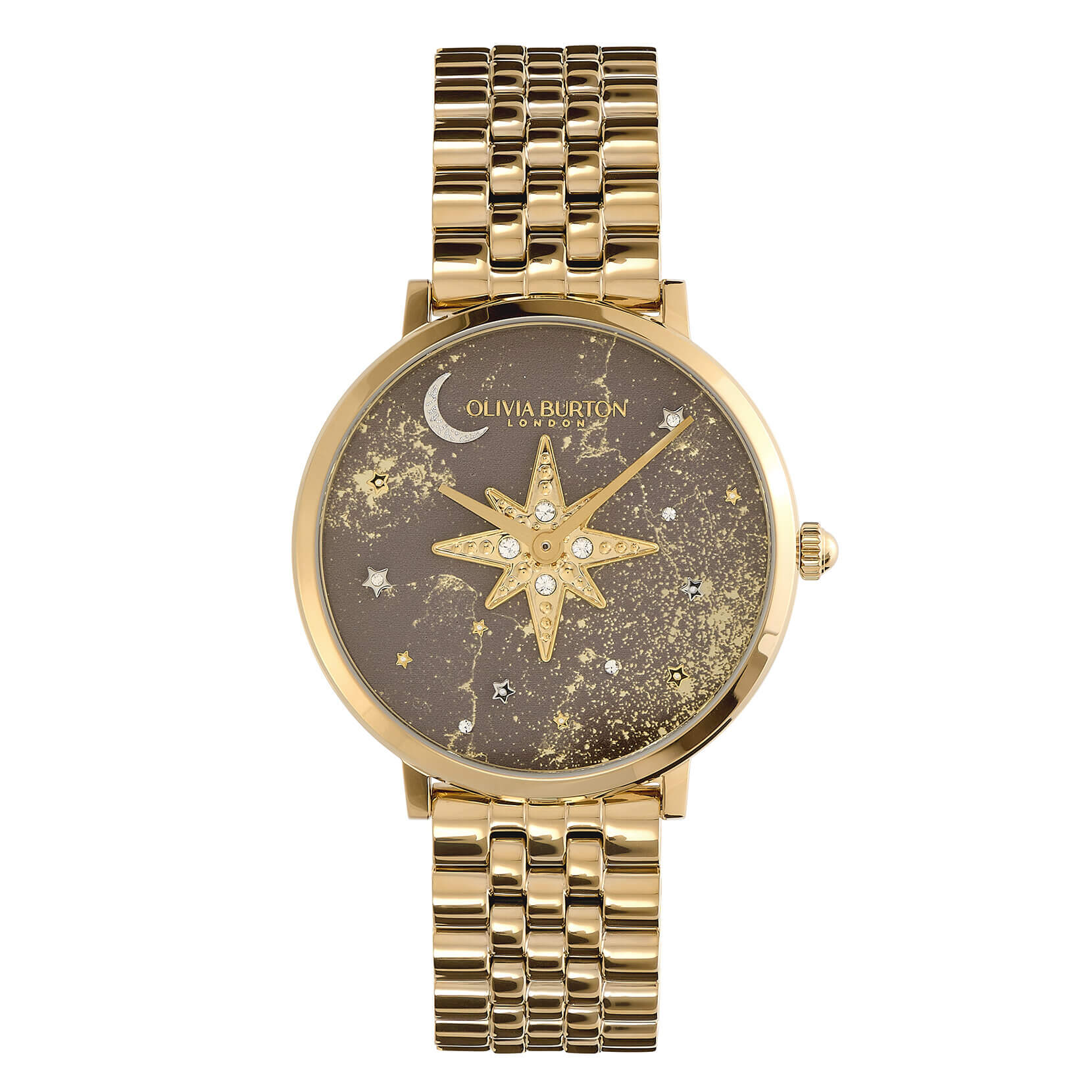 Nova Slim Mushroom & Gold Bracelet Watch